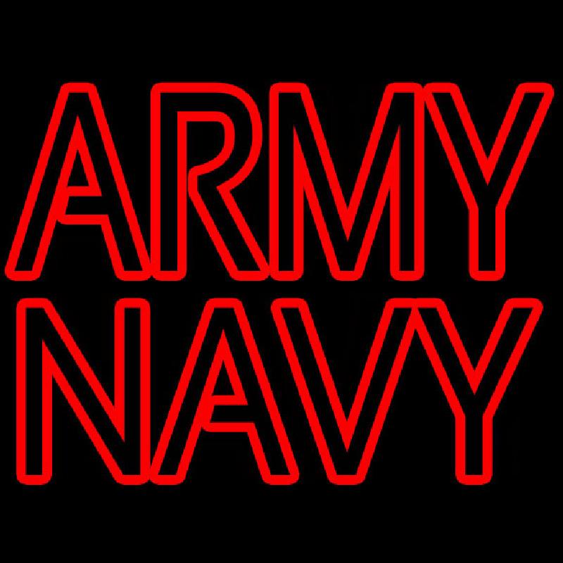 Army Navy Neonskylt