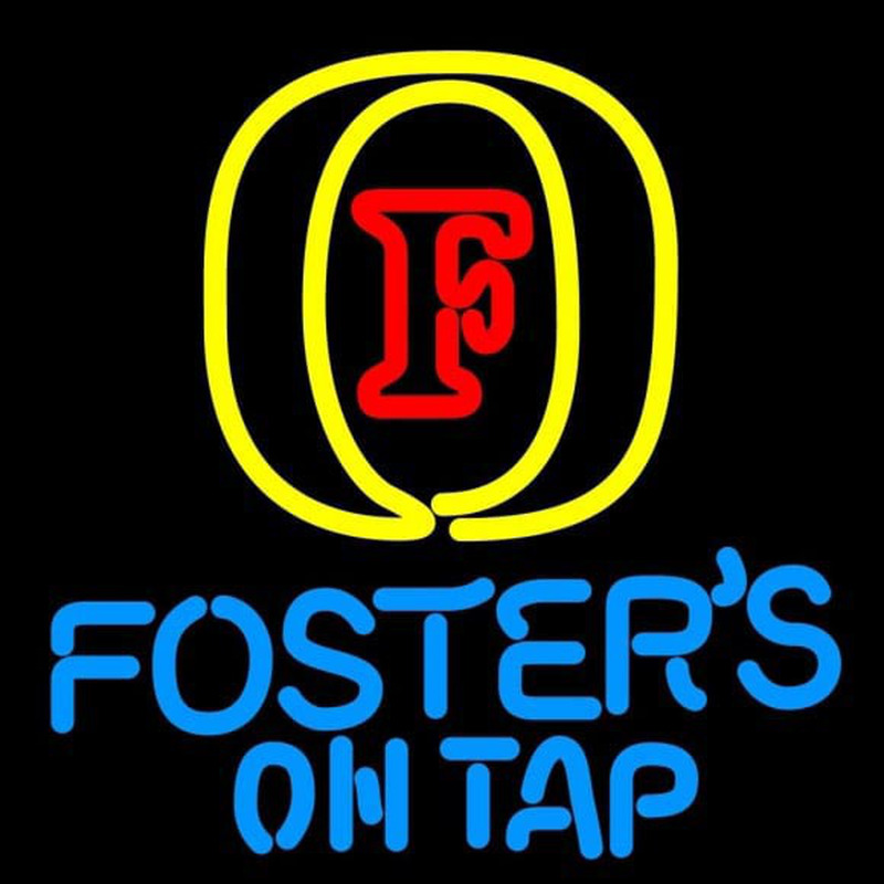 Fosters On Tap Beer Sign Neonskylt