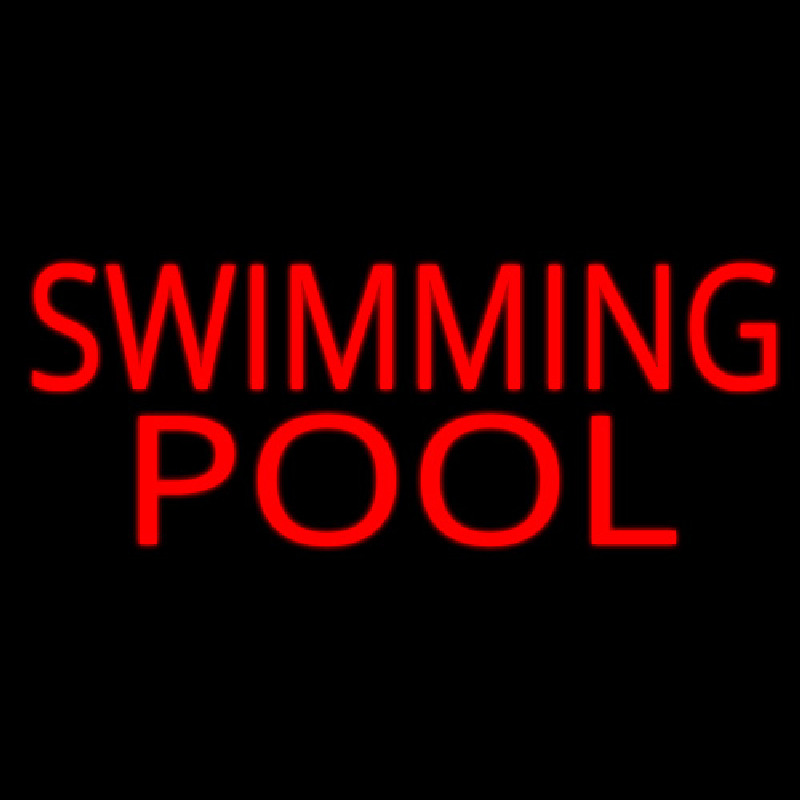 Swimming Pool Neonskylt