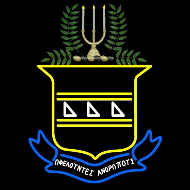 Acacia Araternity Logo Neonskylt