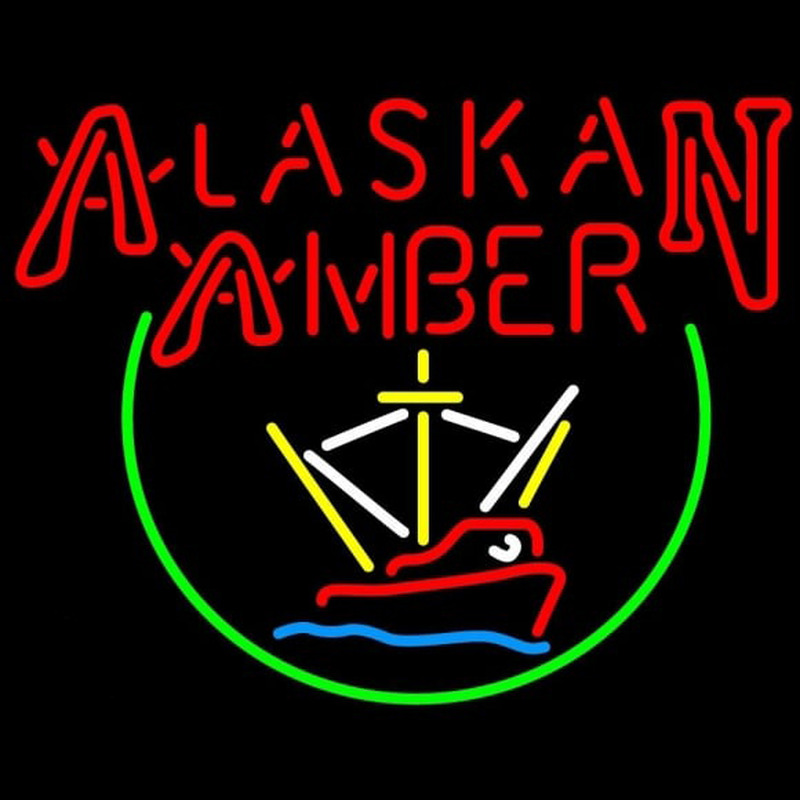 Alaskan Amber Trawler Neonskylt