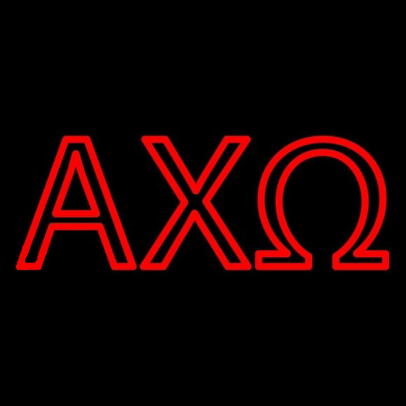 Alpha Chi Omega Neonskylt