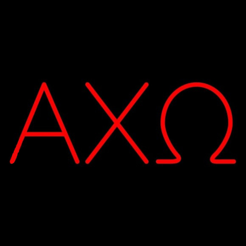 Alpha Chi Omega Neonskylt