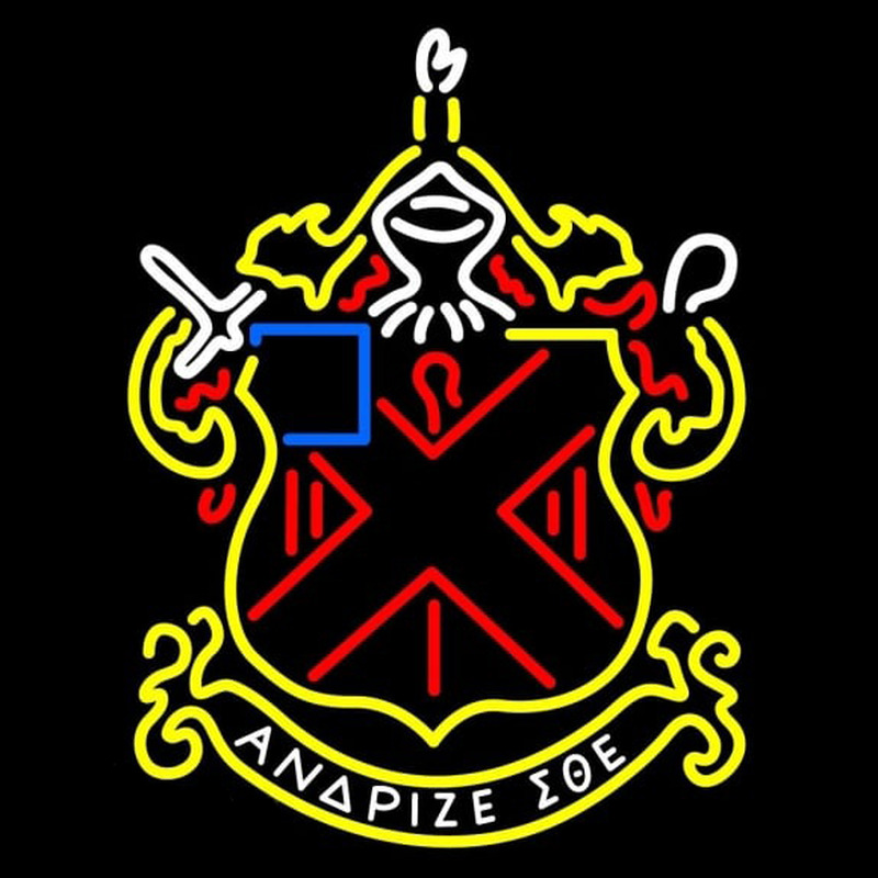 Alpha Chi Rho Logo Neonskylt