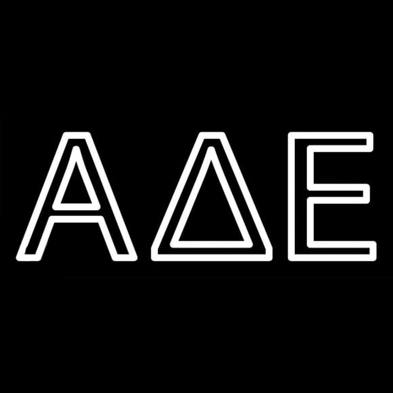 Alpha Delta Epsilon Neonskylt