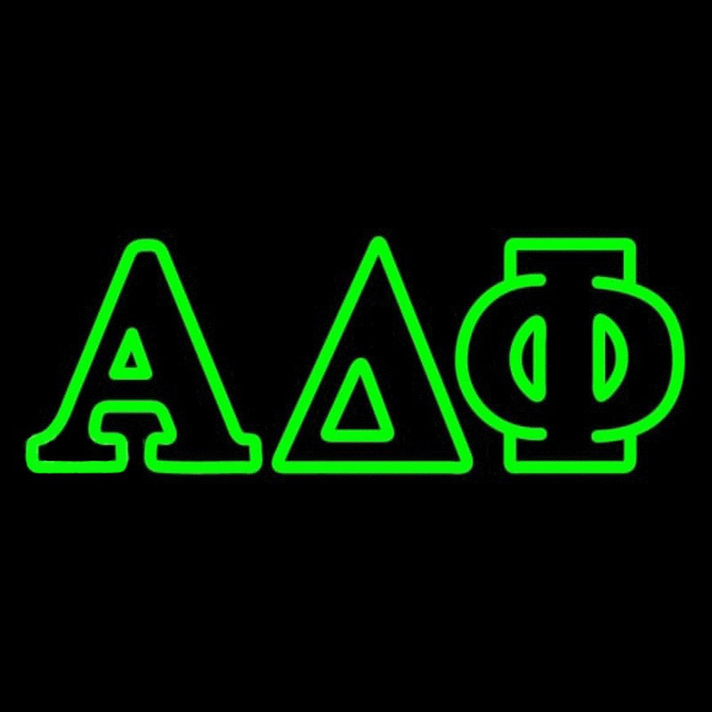 Alpha Delta Phi Neonskylt