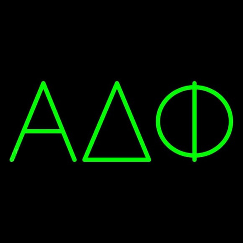 Alpha Delta Phi Neonskylt