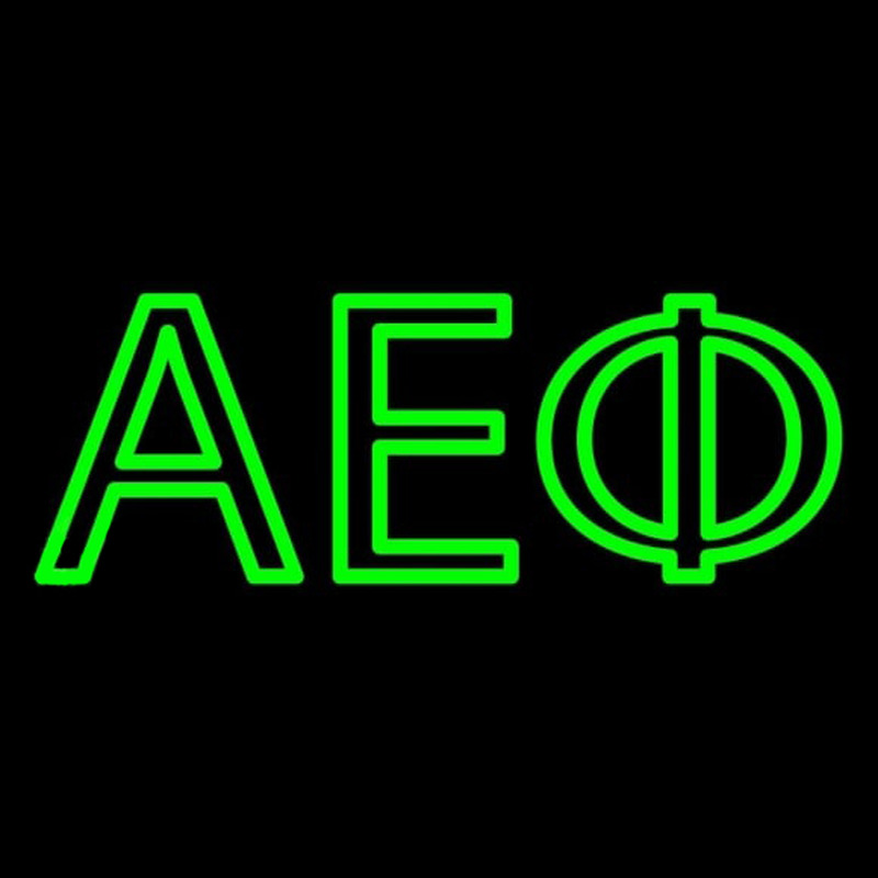 Alpha Epsilon Phi Neonskylt