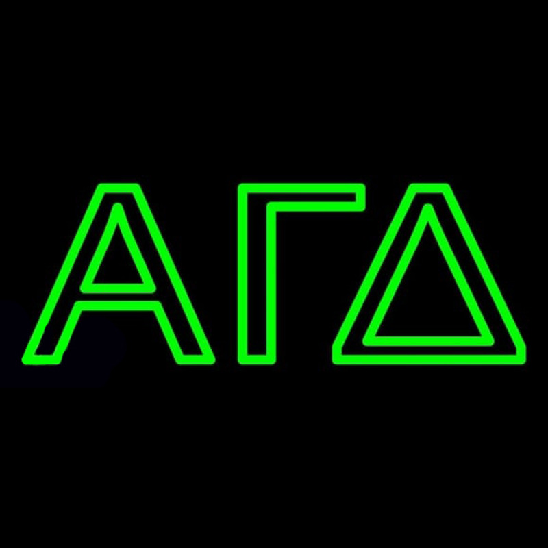 Alpha Gamma Delta Neonskylt