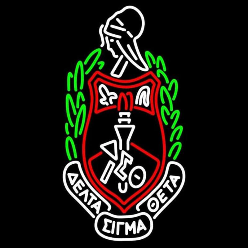 Alpha Gamma Sigma Fraternity Logo Neonskylt