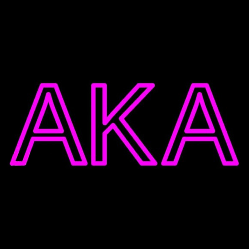 Alpha Kappa Alpha Neonskylt