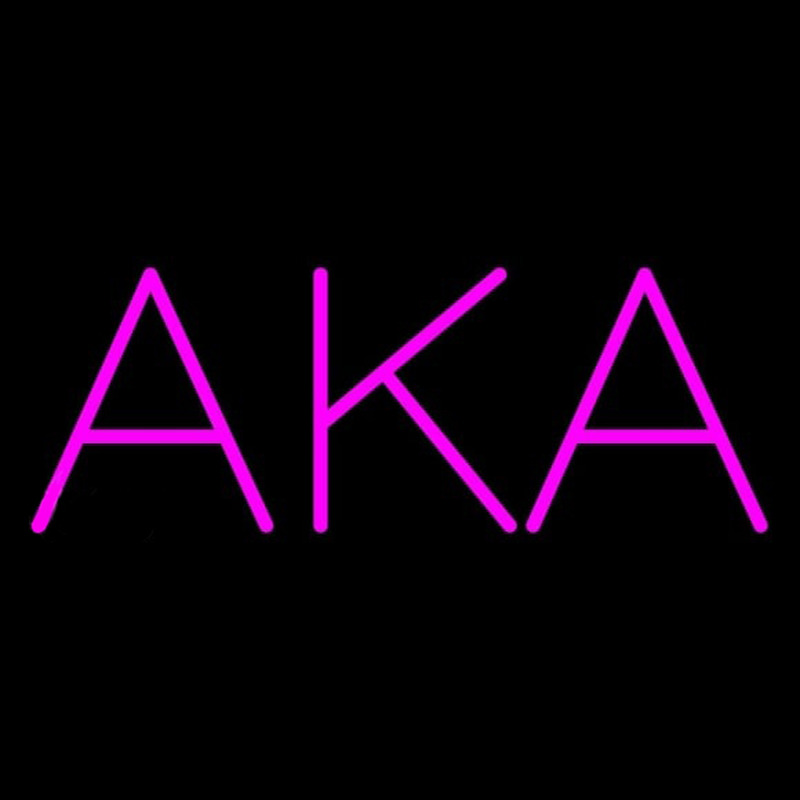 Alpha Kappa Alpha Neonskylt