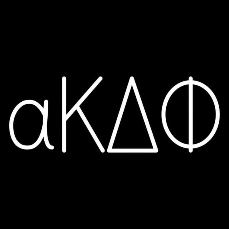 Alpha Kappa Delta Phi Neonskylt