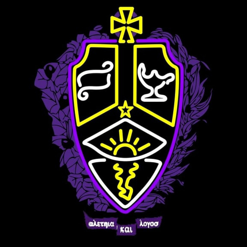 Alpha Kappa Lambda Logo Neonskylt