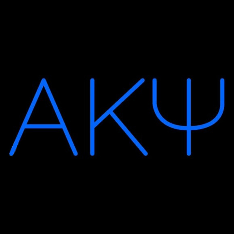 Alpha Kappa Psi Neonskylt