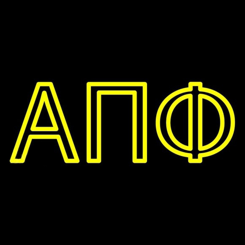 Alpha Pi Phi Neonskylt