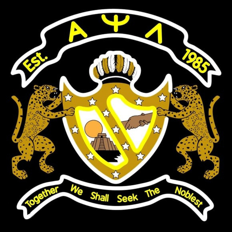 Alpha Psi Lambda Logo Neonskylt