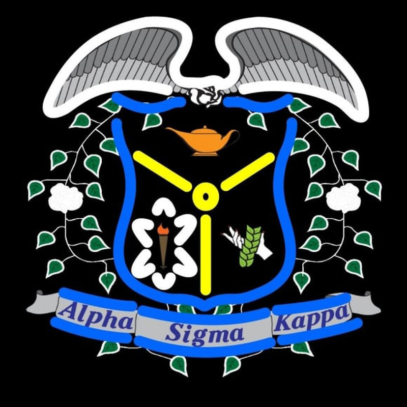 Alpha Sigma Kappa Logo Neonskylt