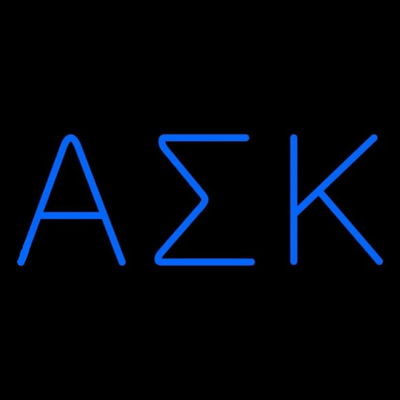 Alpha Sigma Kappa Neonskylt