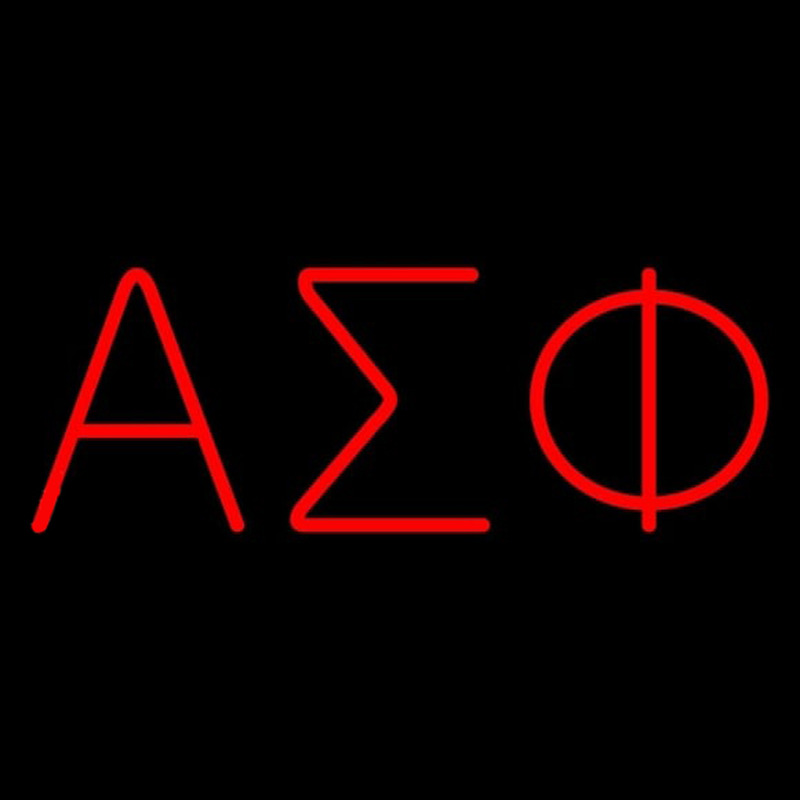 Alpha Sigma Phi Neonskylt