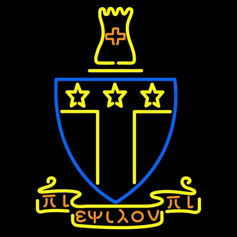 Alpha Tau Omega Logo Neonskylt