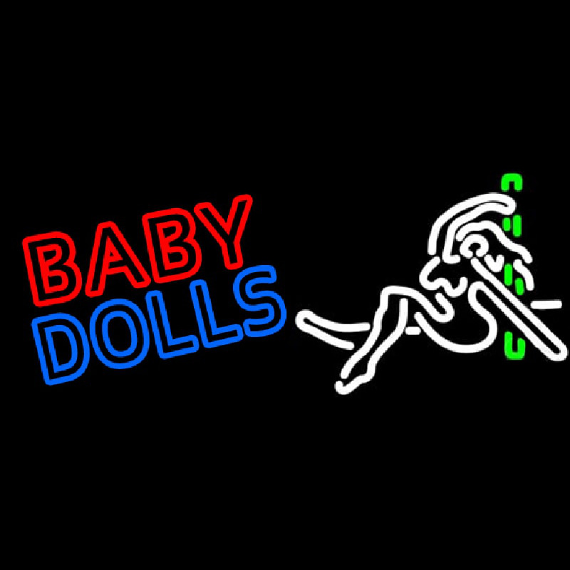 Baby Dolls Girls Strip Club Neonskylt