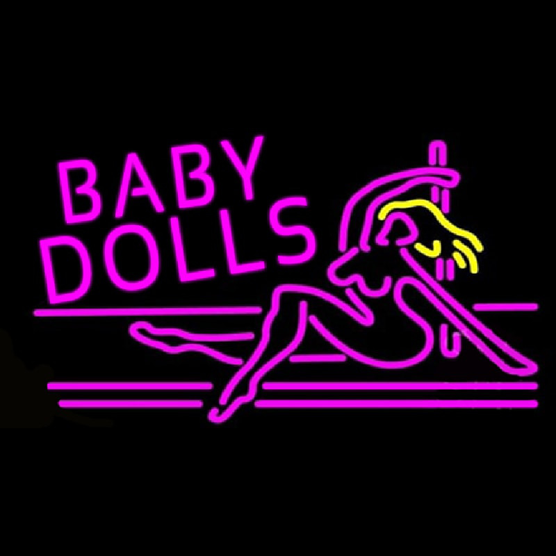 Baby Dolls Girls Strip Club Neonskylt