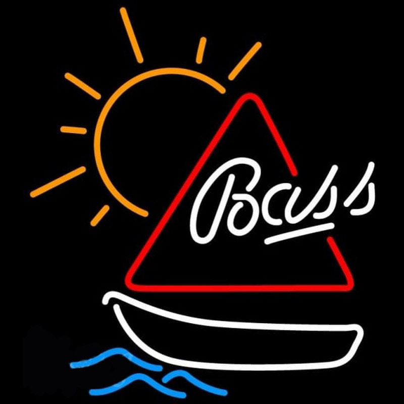 Bass Sailboat Neonskylt