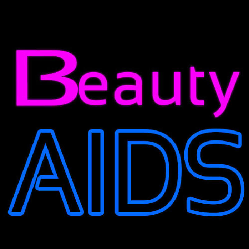 Beauty Aids Neonskylt