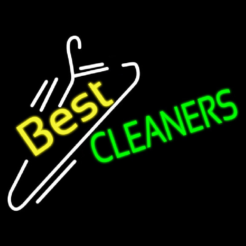 Best Cleaners Neonskylt