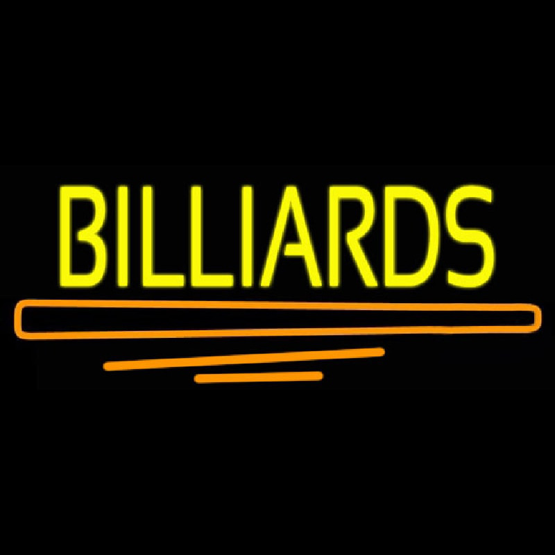 Billiards 1 Neonskylt