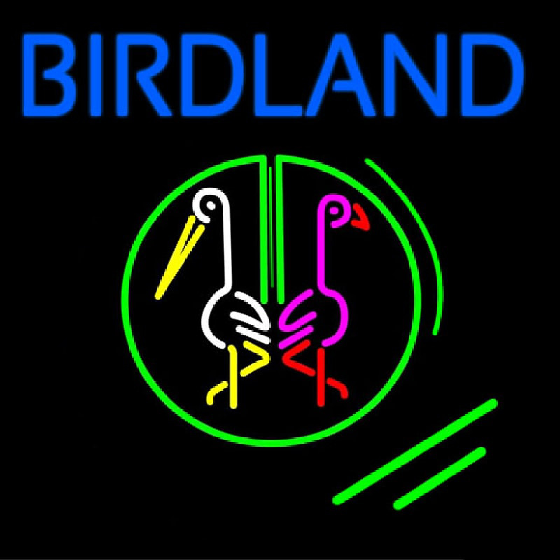 Birdland Neonskylt