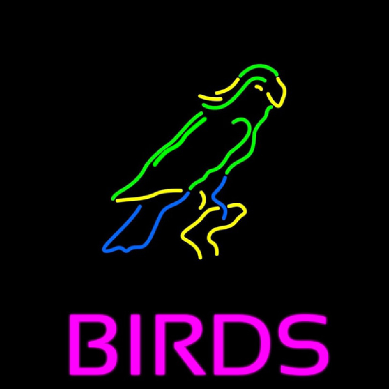 Birds Logo Neonskylt