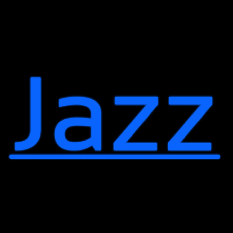 Blue Jazz Line Neonskylt