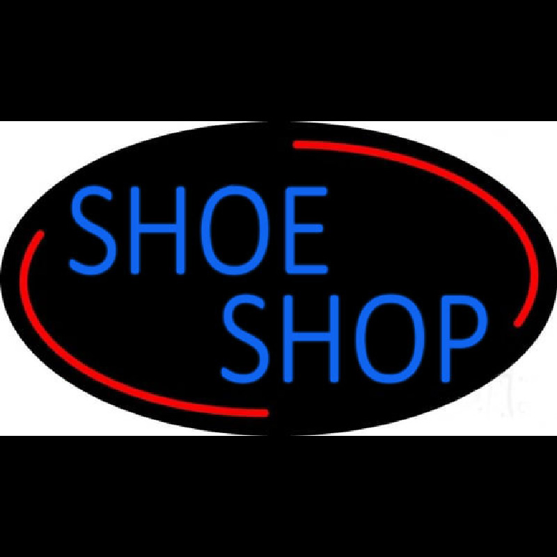 Blue Shoe Shop Neonskylt