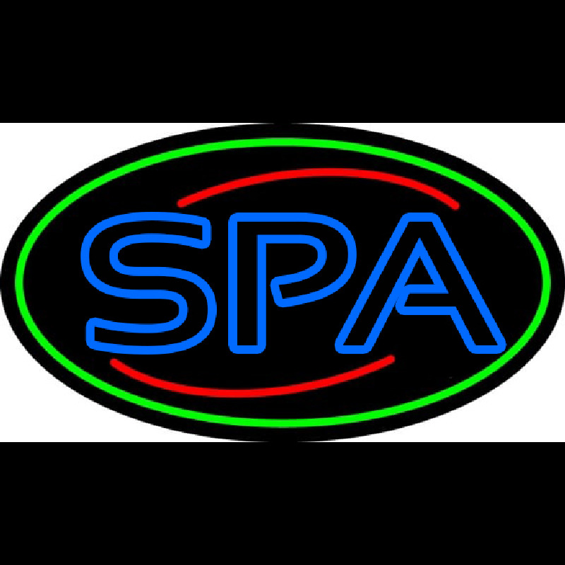 Blue Spa Neonskylt