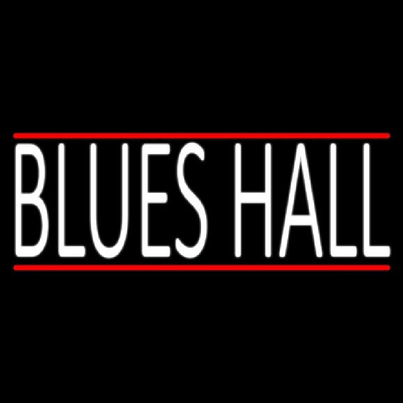 Blues Hall Neonskylt