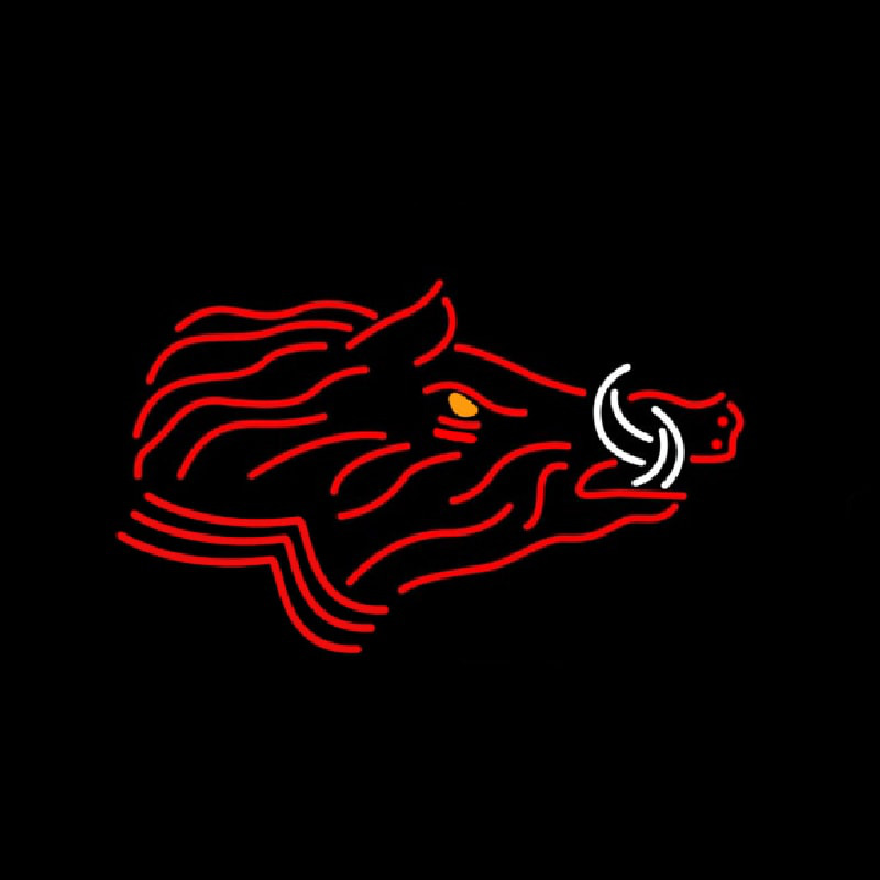 Boar Logo Neonskylt