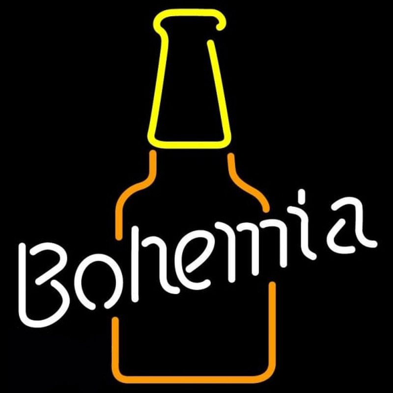 Bohemia Bottle Neonskylt