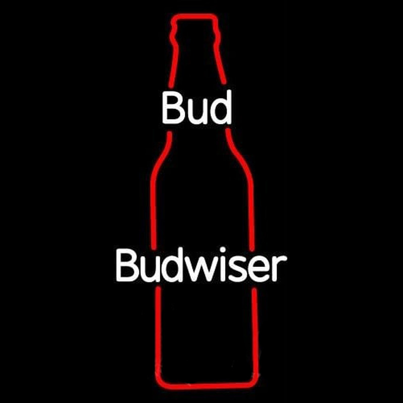 Bud Bottle Beer Sign Neonskylt