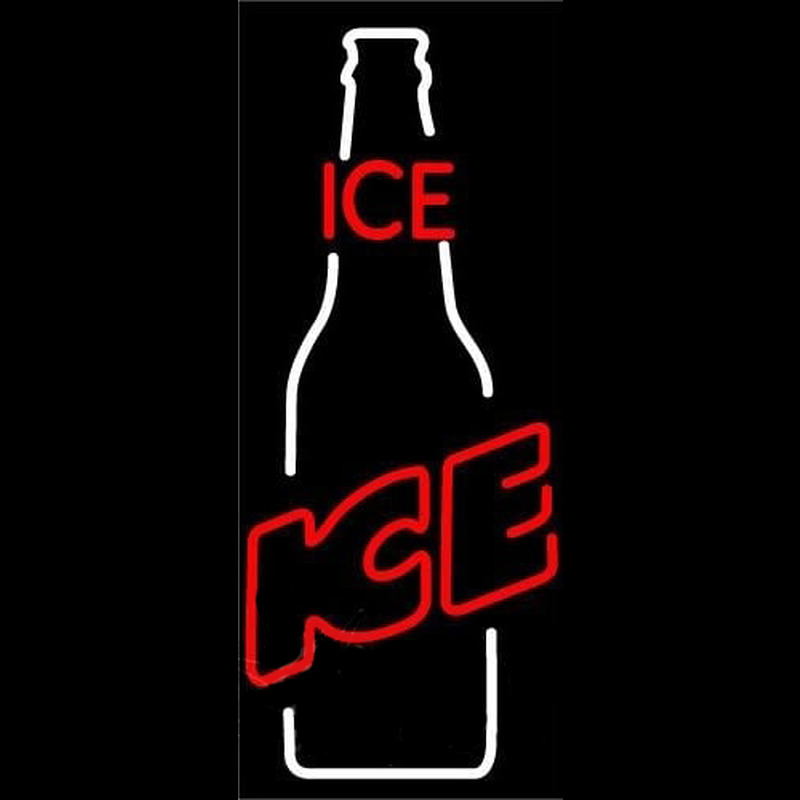 Bud Ice Bottle Beer Sign Neonskylt