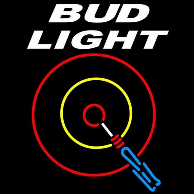 Bud Light Darts Beer Sign Neonskylt