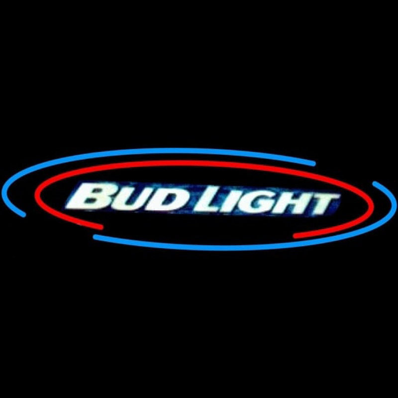 Bud Light Oval Large Beer Sign Neonskylt