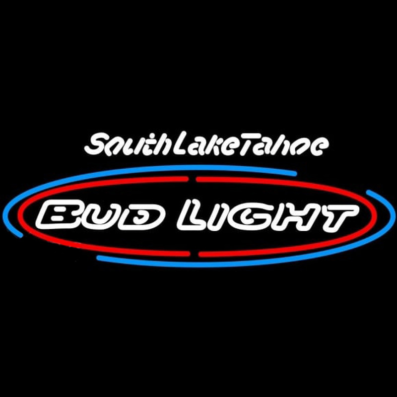 Bud Light South Lake Tahoe Beer Sign Neonskylt