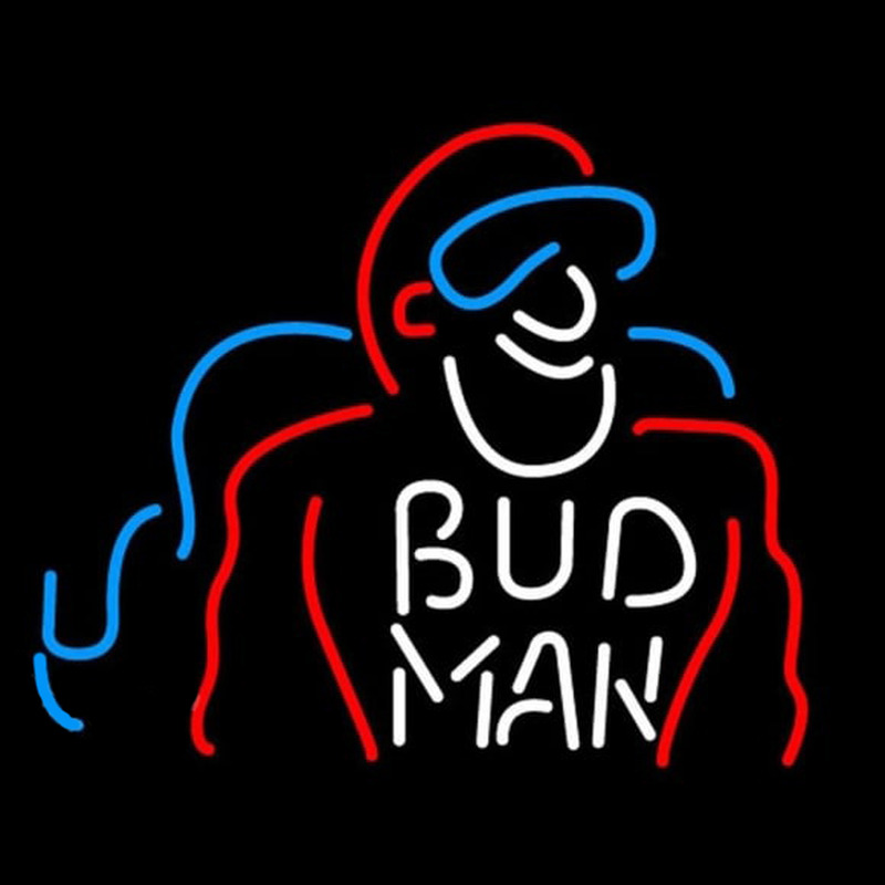 Bud Man Beer Sign Neonskylt