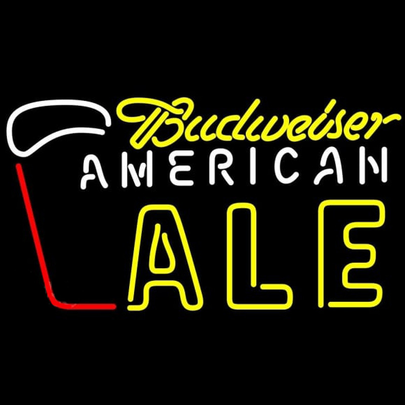 Budweiser American Ale Beer Sign Neonskylt