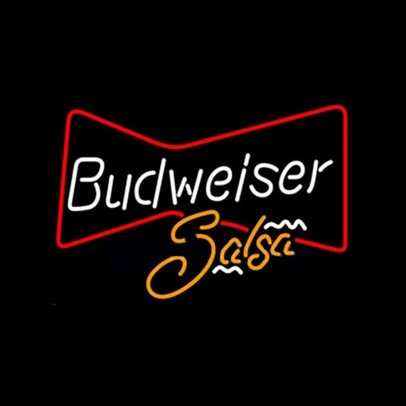 Budweiser Bowtie Salsa Neonskylt