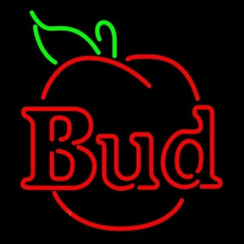 Budweiser Bud Apple Neonskylt