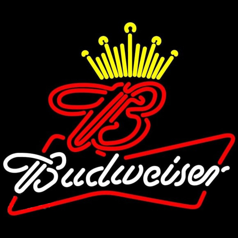 Budweiser King of It Up Beer Sign Neonskylt