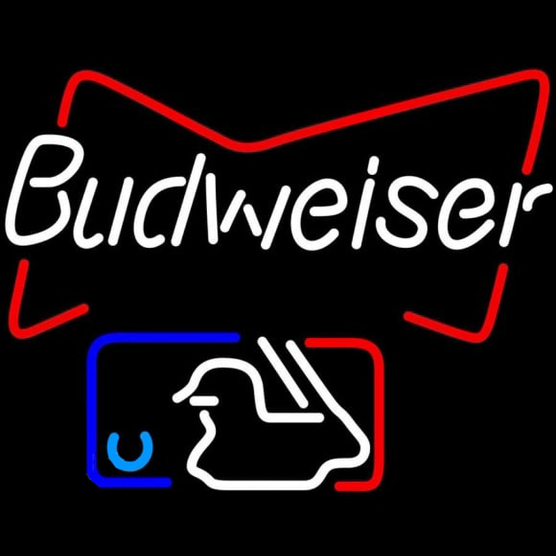 Budweiser Major League Baseball Beer Sign Neonskylt